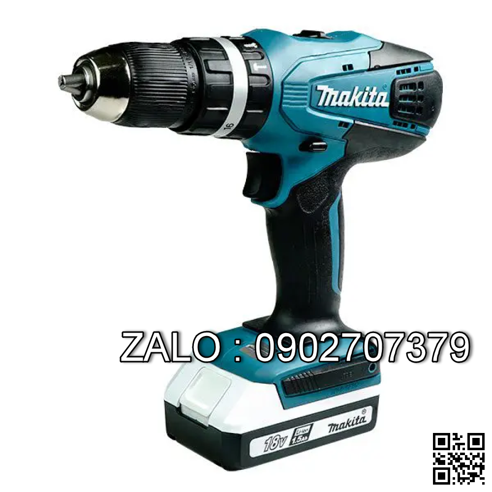 Máy khoan búa chạy pin Makita HP347DWE