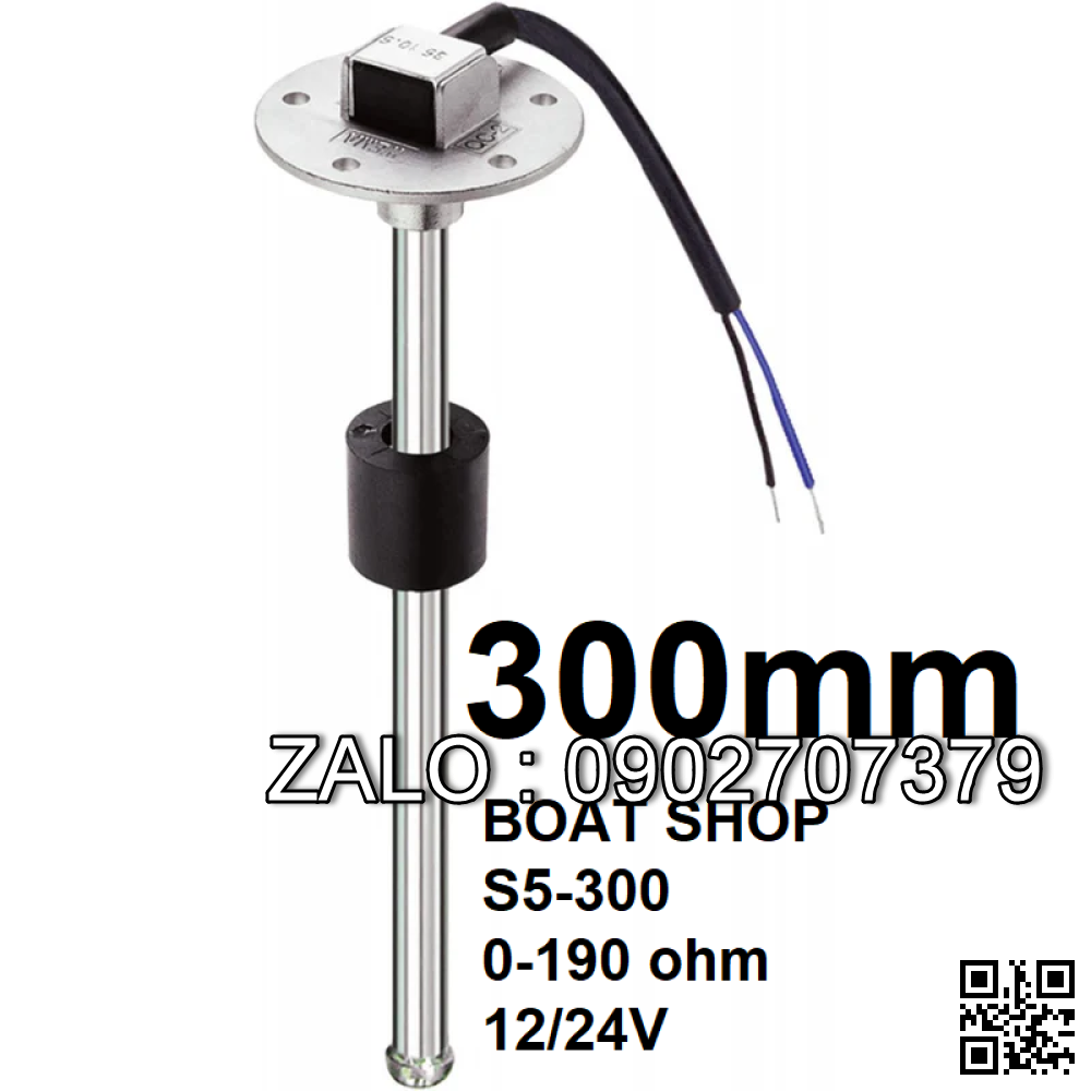 Thước Đo Mức Chất Lỏng Boat Shop Loại S5-E300, Dài 300mm, Mã JKS10085