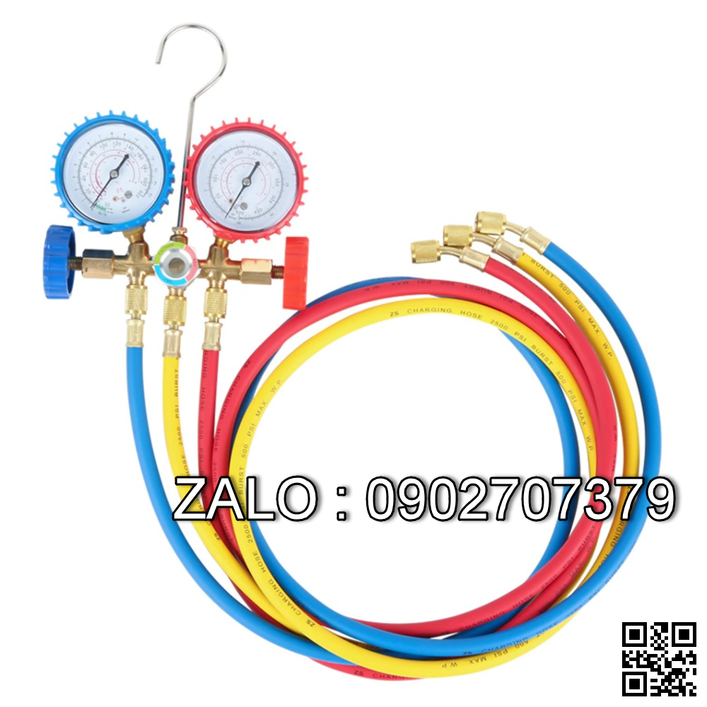 Đồng hồ đôi nạp gas máy lạnh điều hoà ô tô, điều hòa dân dụng
