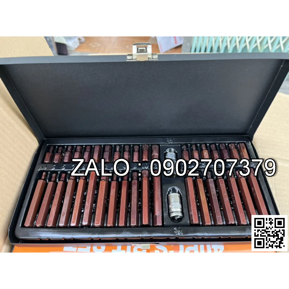 Bộ lục giác tuýt hoa thị 40 chi tiết