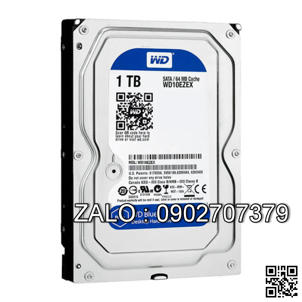HDD 1T WD 10EZRZ BLUE Chính Hãng Minh Thông
