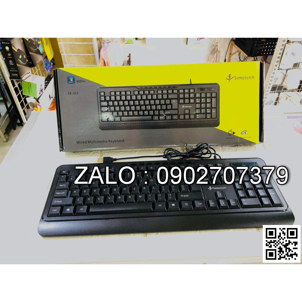 KB Simetech SK211 Usb Chính Hãng