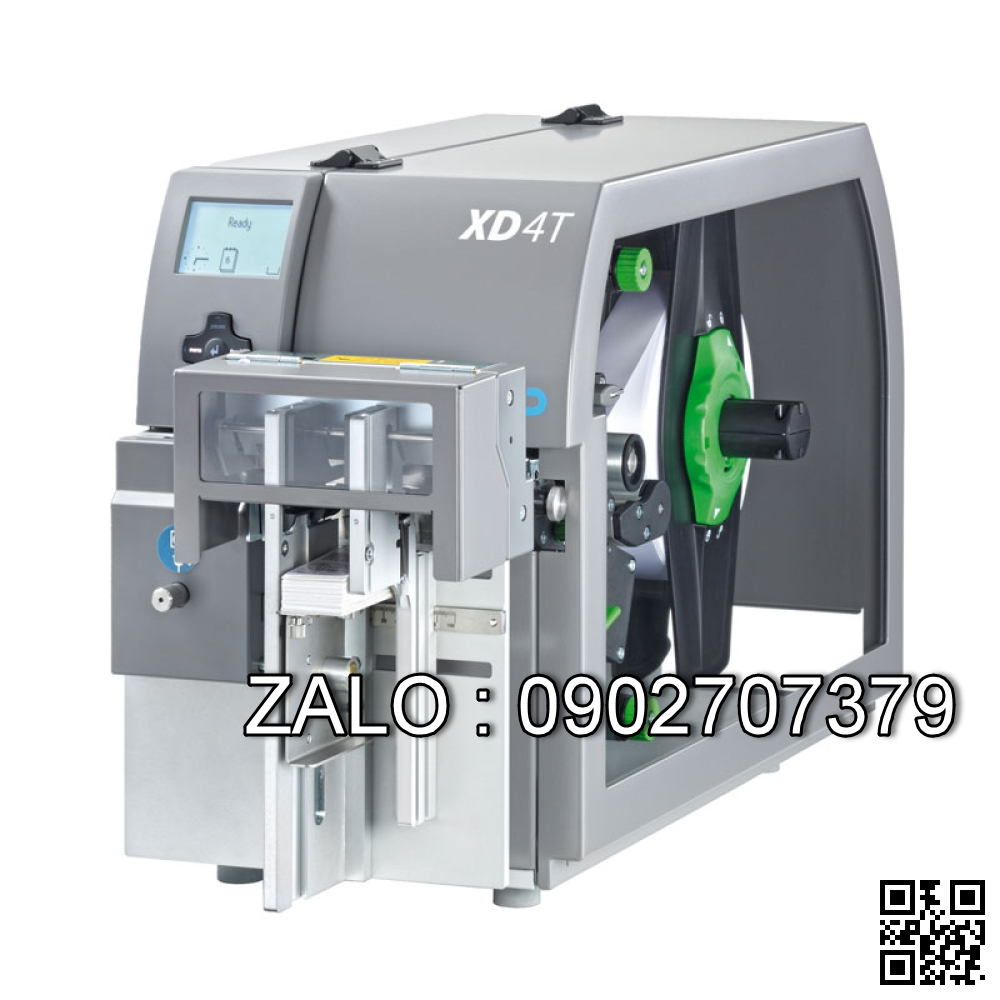 Máy in mã vạch Cab XD4T - in 2 mặt với chất liệu dệt