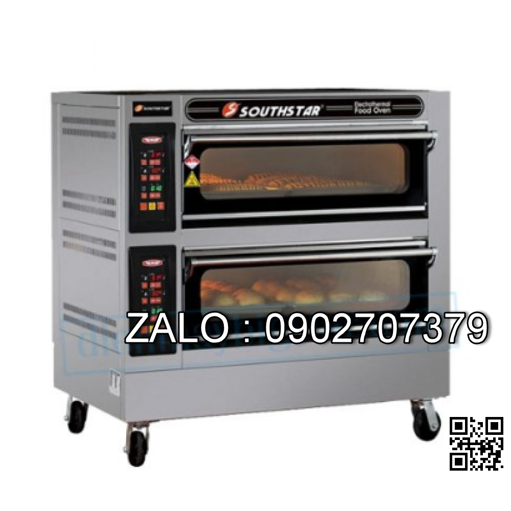 Lò nướng điện 2 tầng 4 khay HTD-40