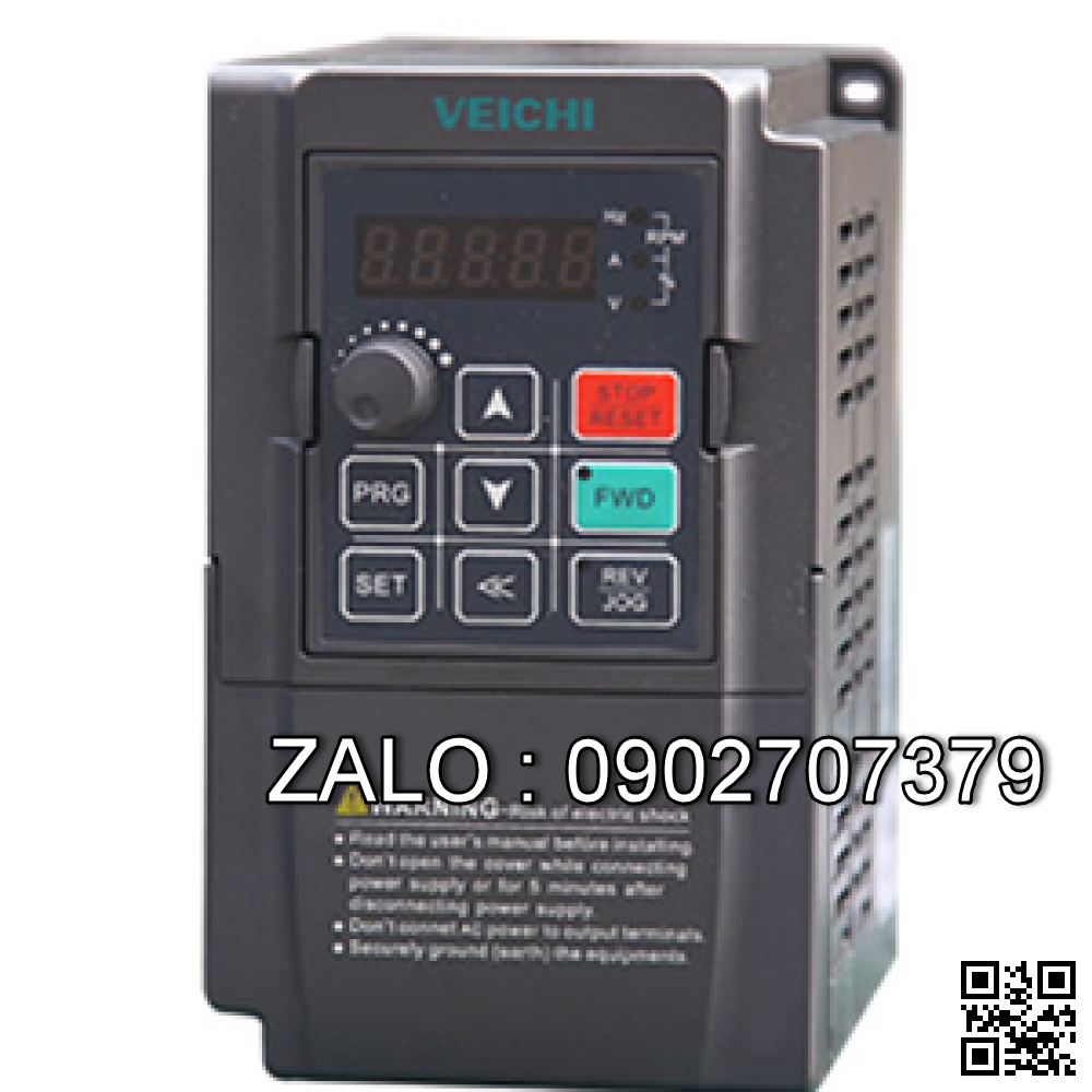 Biến tần Veichi AC70 S2 R75G 0.75kW 1 Pha 220V