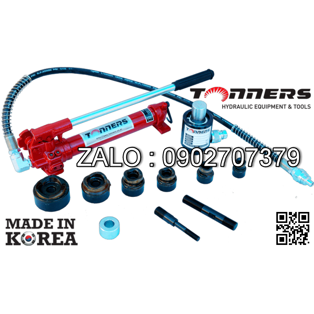 Đột lỗ tôn thủy lực 10 tấn TONNERS DKP-2