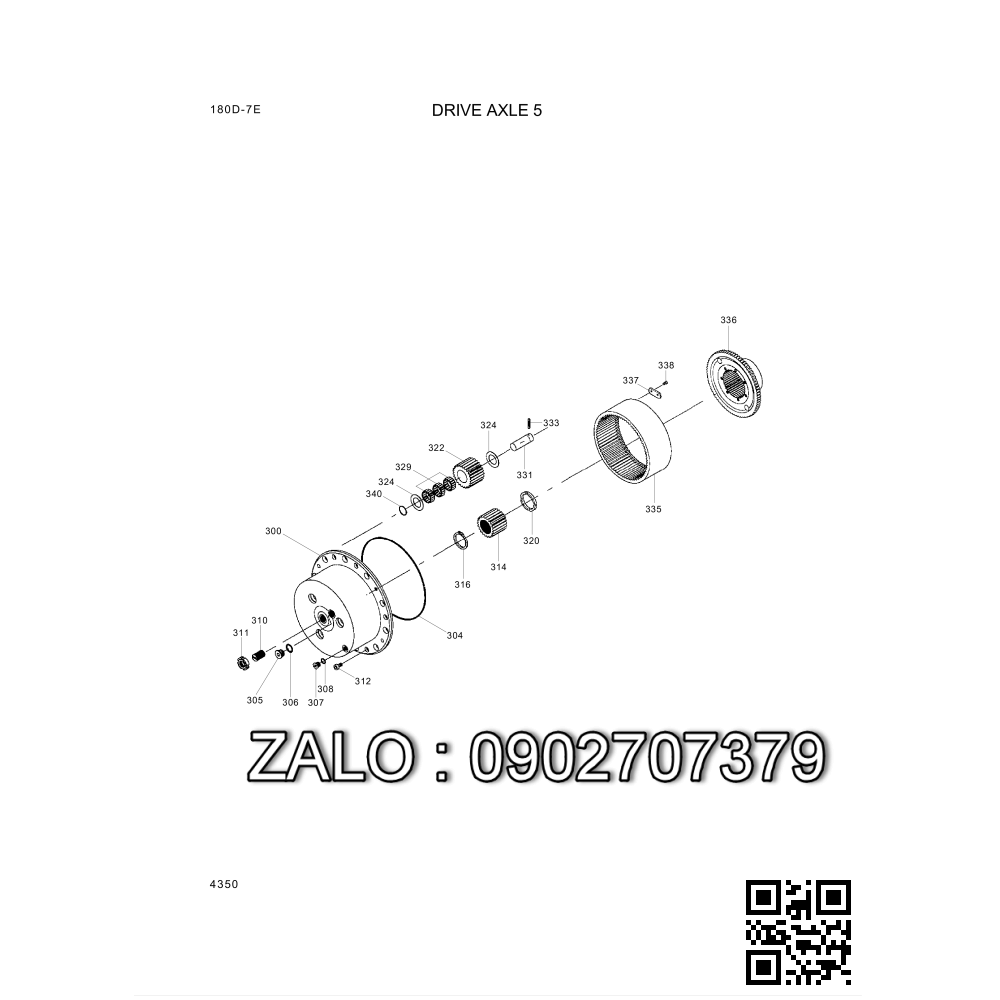 Lò xo dùng cho phanh xe nâng hyundai ZGBJ-00037