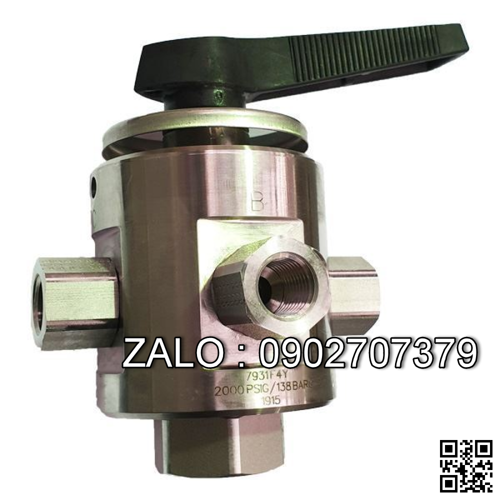 Van bi mạ kẽm lắp ren 4 ngã DN35