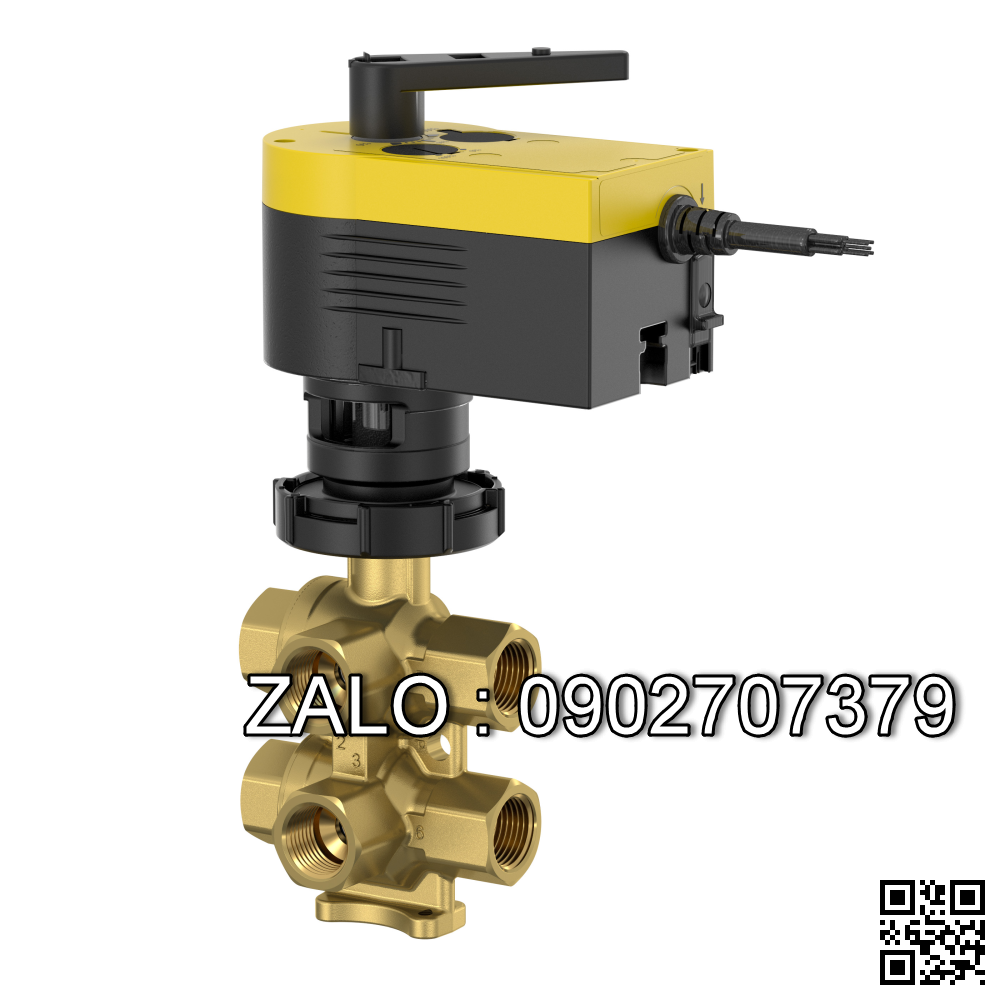 Van bi mạ kẽm 6 ngã DN40