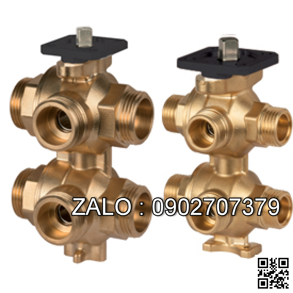 Van bi mạ kẽm ren trong ỏ giữa 6 ngã DN80