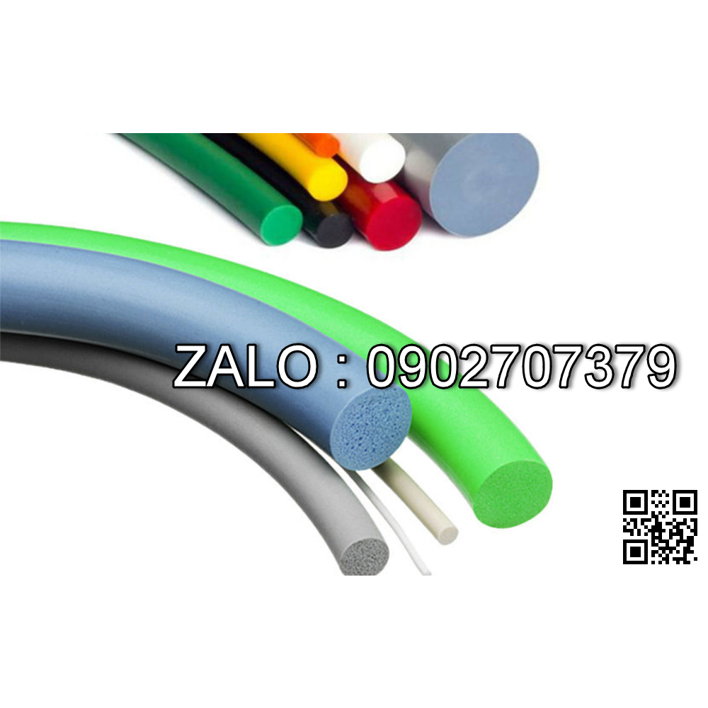 Dây silicon tròn đặc chịu nhiệt phi Ø 5