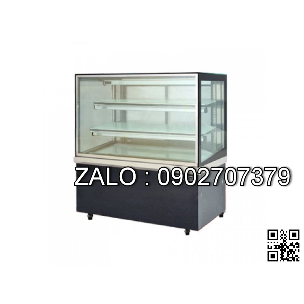 TỦ TRƯNG BÀY BÁNH KEM KÍNH VUÔNG 1500mm RATIOX SL850V