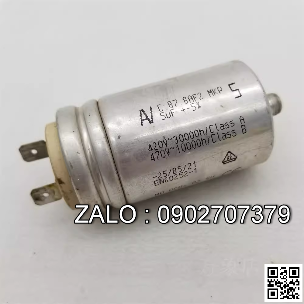 Tụ điện AC C.87.8AF2 MKP 2,5uF (± 5%)