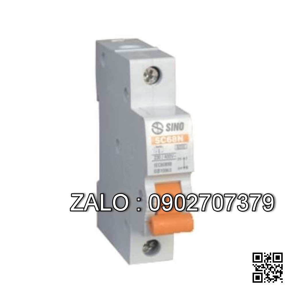 MCB 1P 06A 6kA SC68N/C1006 Sino