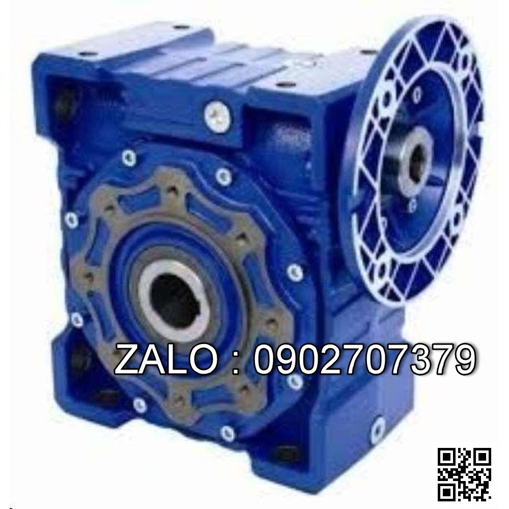 Motor giảm tốc NMRV 2 HP 1.5Kw ( 90B5 ) lỗ cốt âm vuông 35mm , tỉ số truyền 40,50,60,80,100 Model : NMRV 090