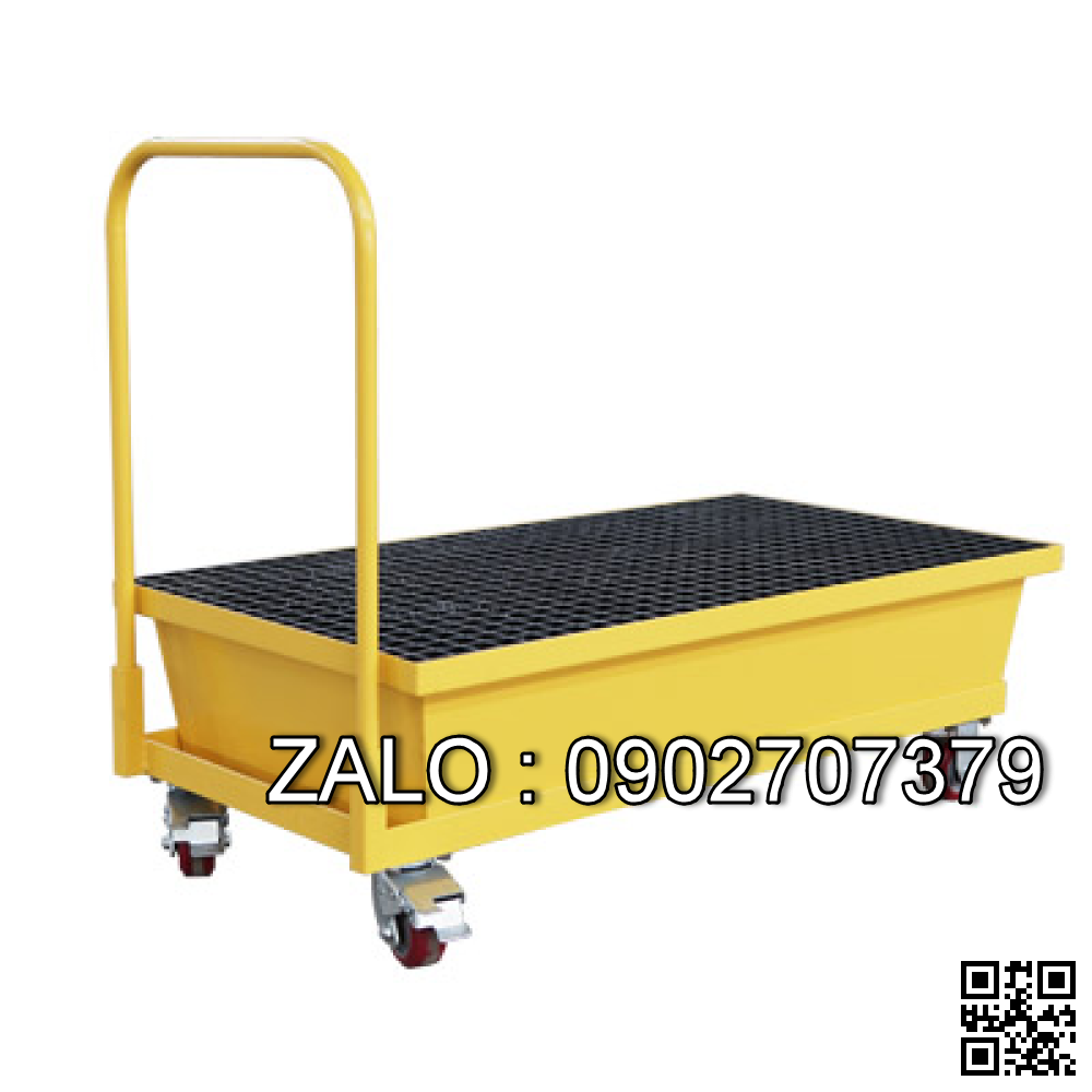 Pallet thép chứa phuy chống tràn SPM222