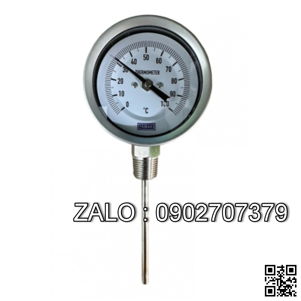 Dong ho nhiet do 0-400C, D60, R13, 6*100
