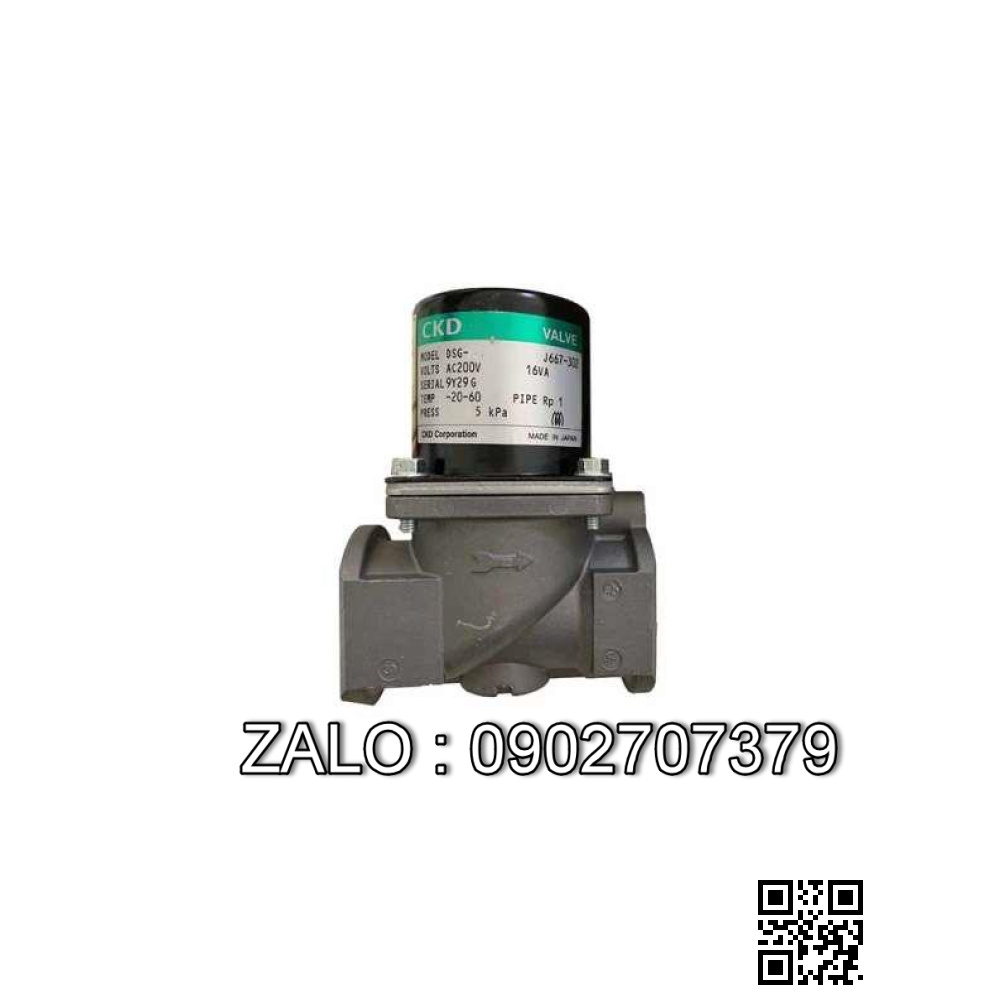 Van Ngắt Gas CKD DSG-20-Ac200V