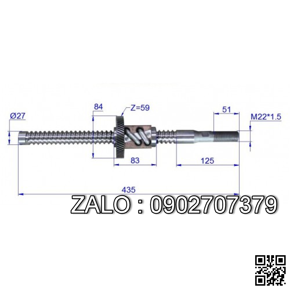 Thước tay lái xe nâng TCM 271A4-58103