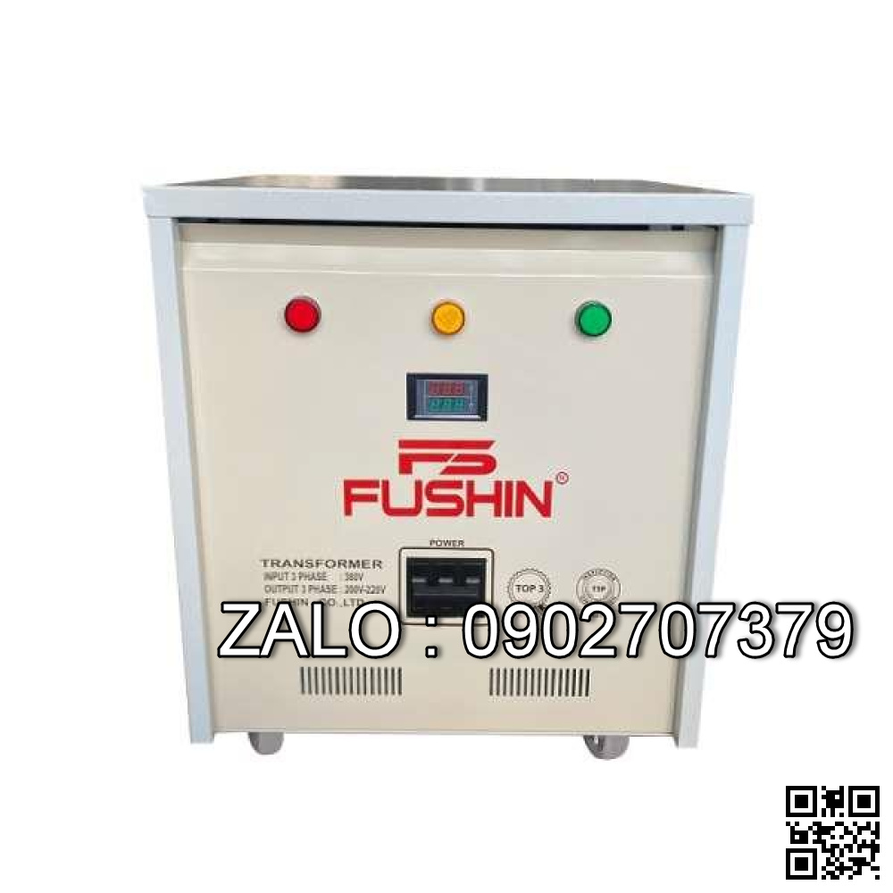 Biến áp cách ly 3P trần 380V/460V-480V 15KVA - Dây Đồng - Nhản hiệu : Fushin