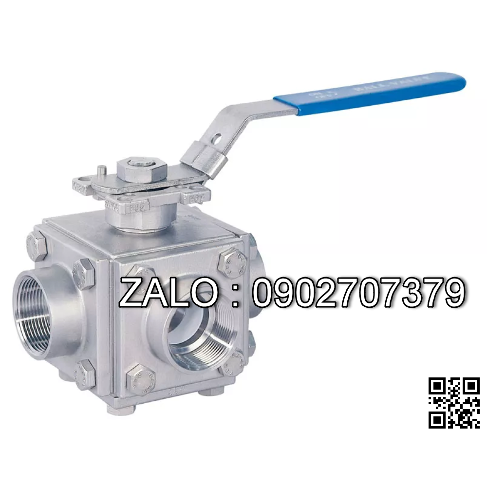 Van bi Inox 4 ngã DN30