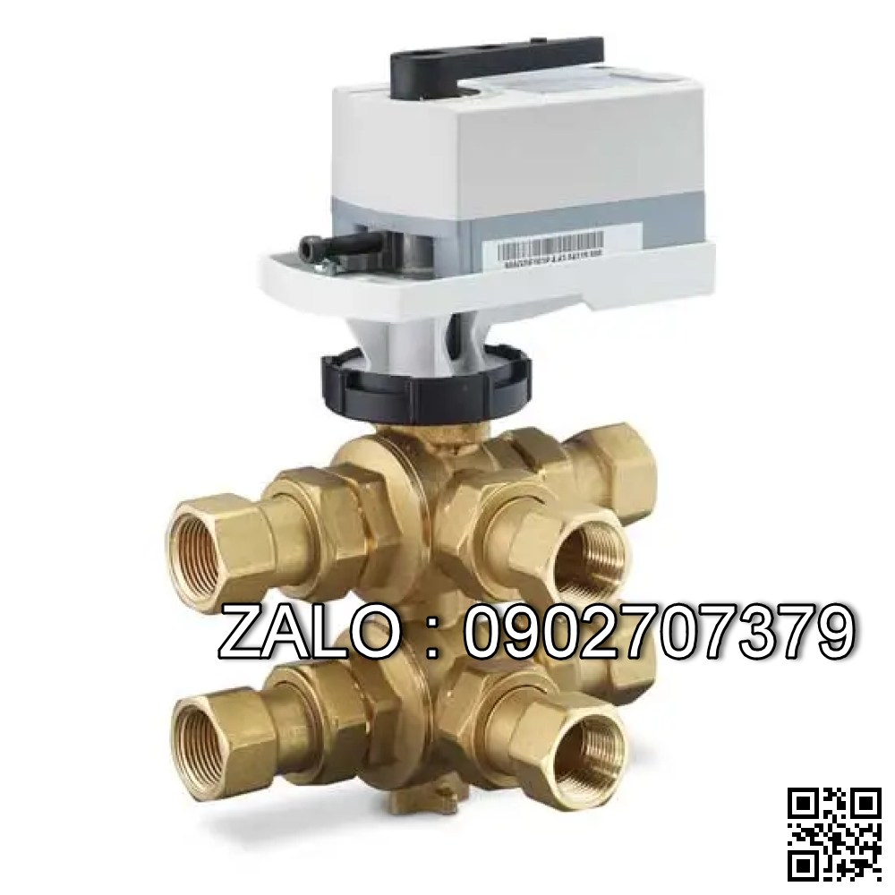 Van bi mạ kẽm lắp ren 6 ngã DN10