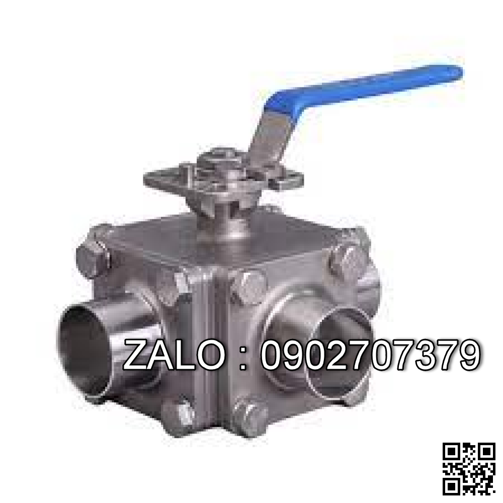 Van bi mạ kẽm 4 ngã DN30