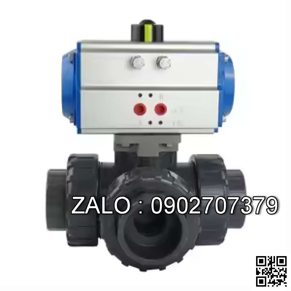 Van bi nhựa điều khí nén 3 ngã DN10