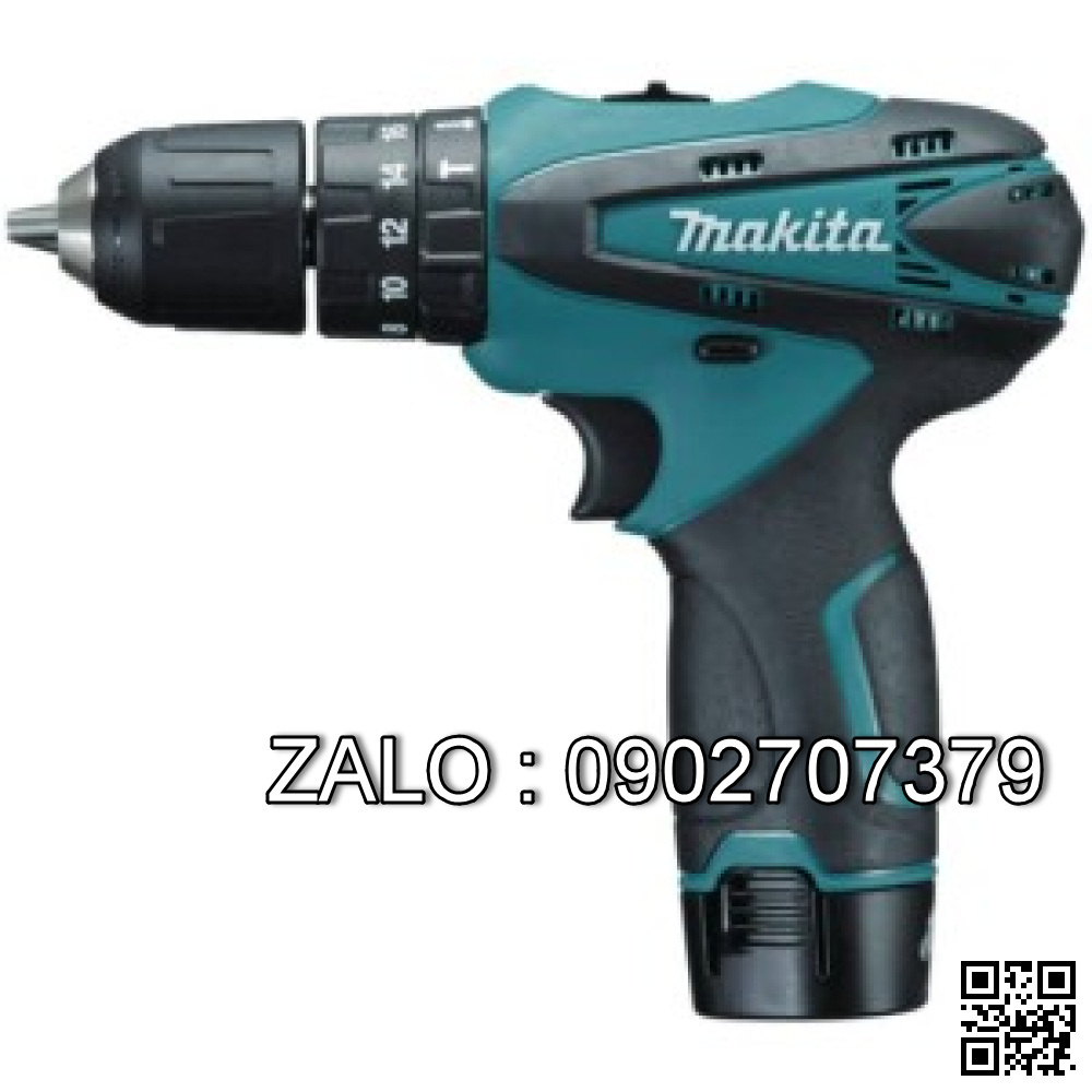 Máy khoan búa vặn vít pin 10.8V Makita HP330DWE