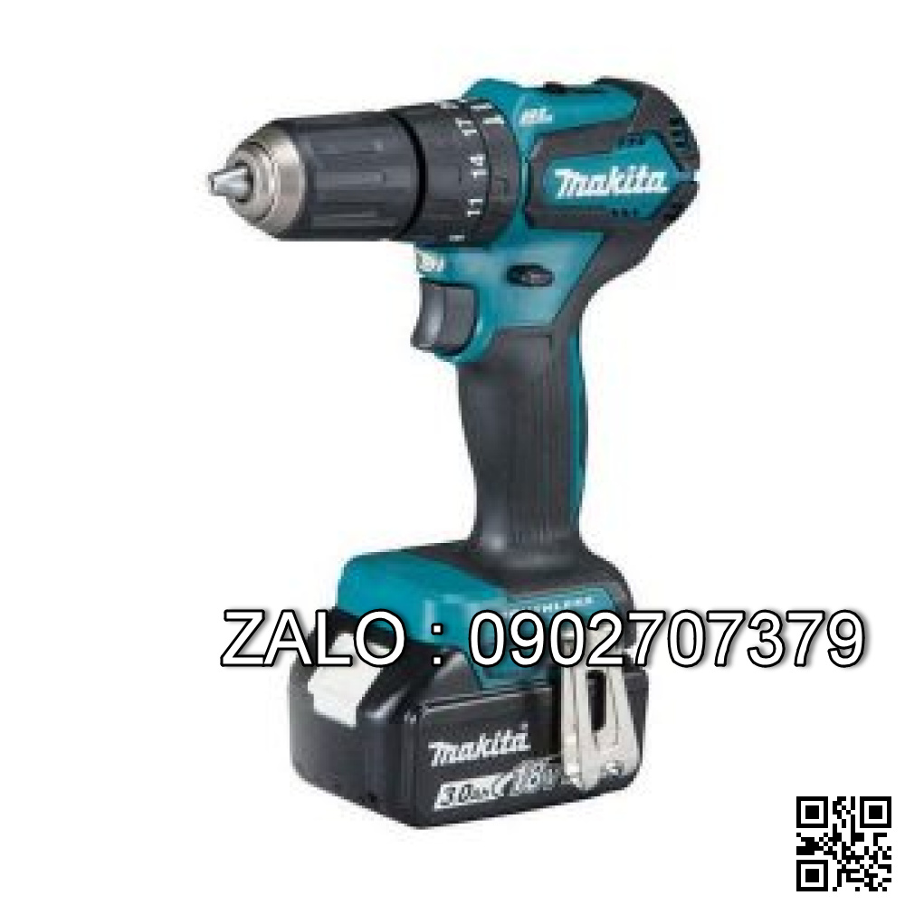 Máy khoan búa vặn vít pin 18V Makita DHP483RFE