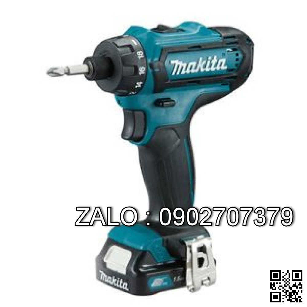 Máy khoan vặn vít pin 12V Makita DF033DSYE