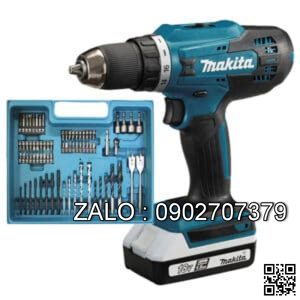 Máy khoan vặn vít pin 18V Makita DF488DYEX4