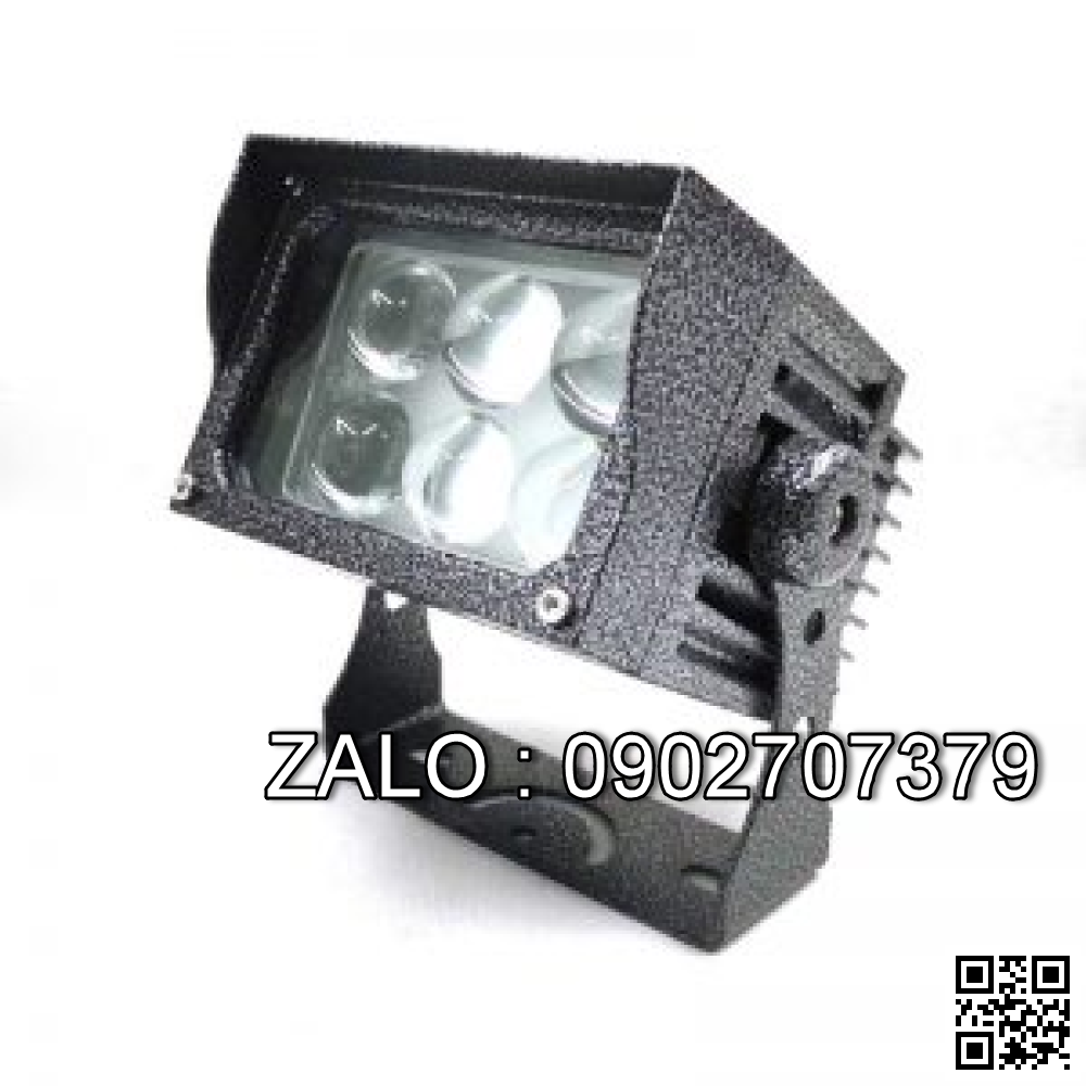 Đèn rọi cột ngoài trời 18W vuông cao cấp điện áp 12V 24V 220V