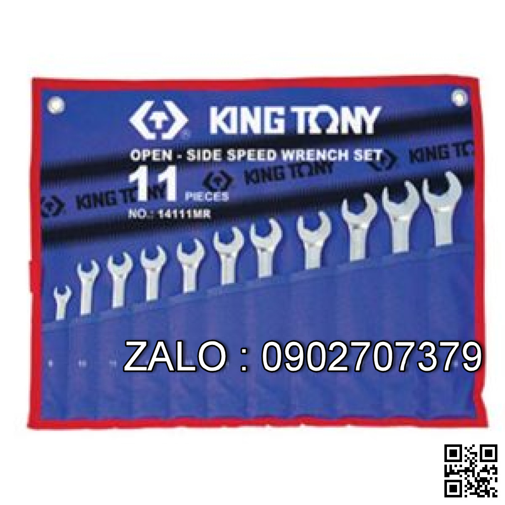 Bộ cờ lê vòng miệng 11 chi tiết 8-19mm Kingtony 14111MR