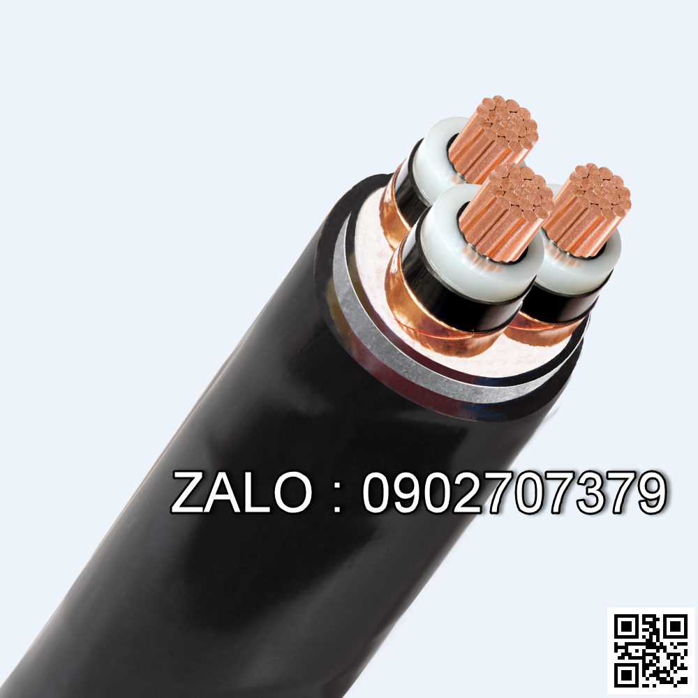 Cáp điện Cadivi CXV/DSTA-3×10 (3×7/1.35) – 0.6/1kV