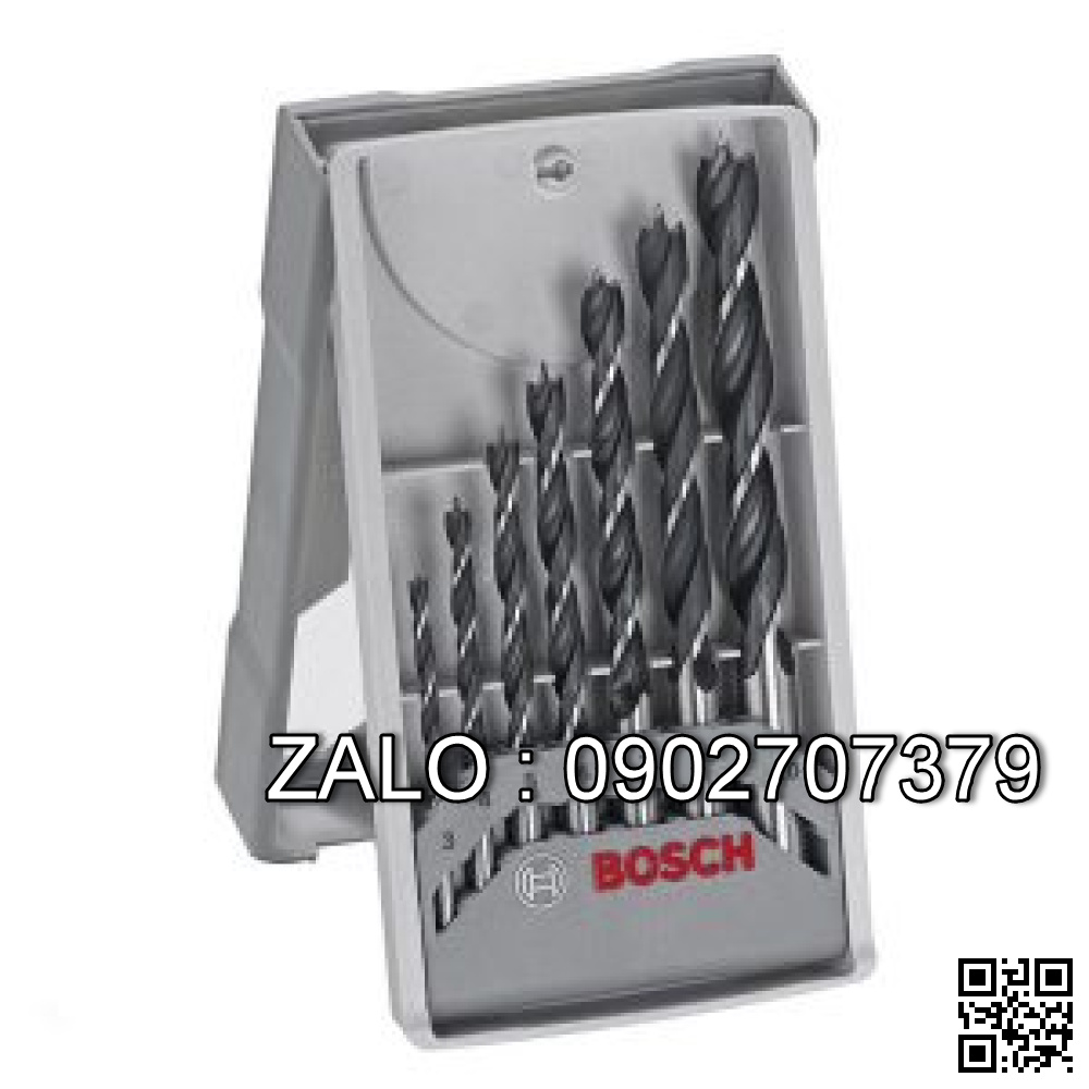 Bộ mũi khoan gỗ 7 mũi Bosch 2607017034