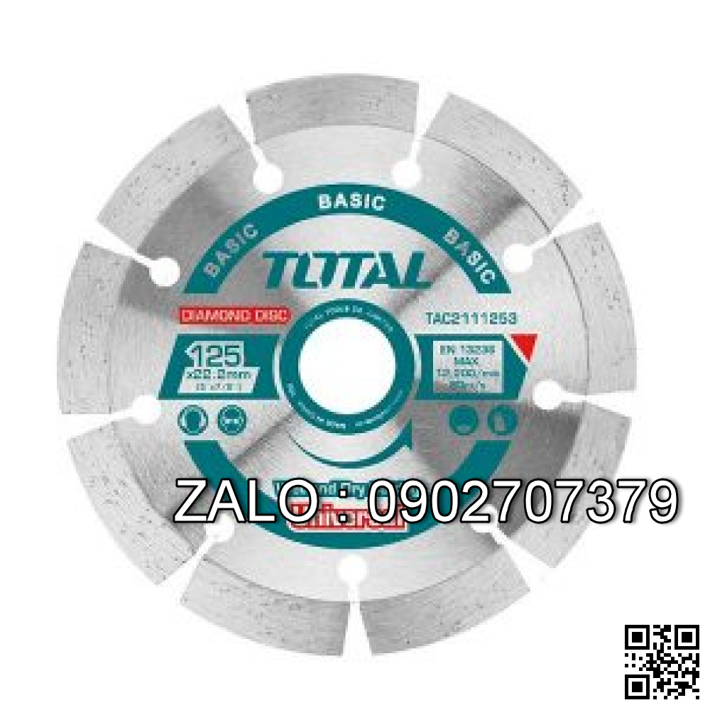 Đĩa cắt gạch khô 100x16mm Total TAC2111003