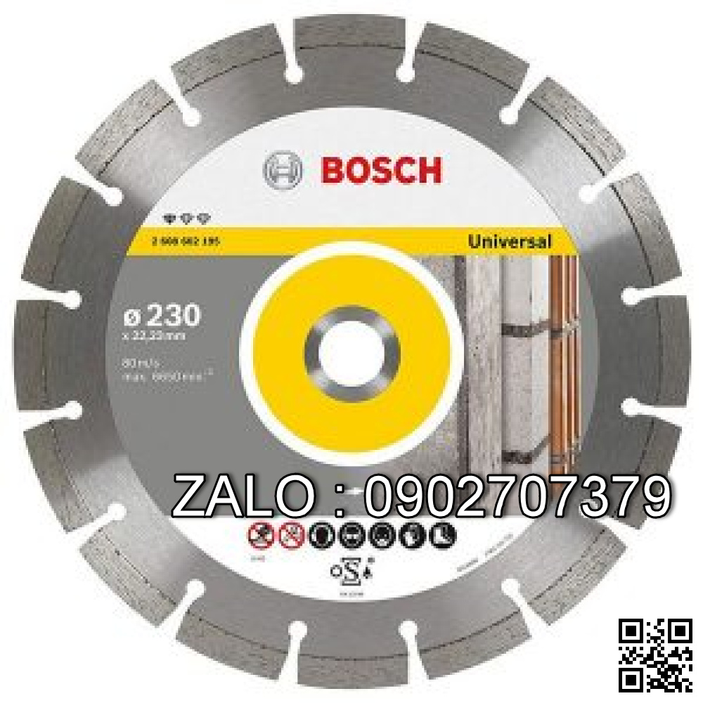 Đĩa cắt kim cương 230mm Bosch 2608602195