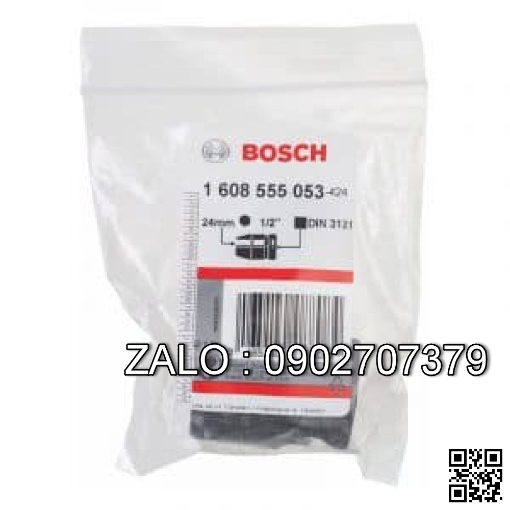 Khẩu 1/2″ 24mm Bosch 1608555053