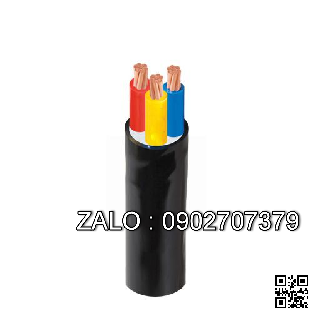 Cáp điện lực hạ thế (3 lõi, ruột đồng, cách điện PVC, vỏ PVC) CVV-3x80 (3x19/2.3) -0,6/1kV