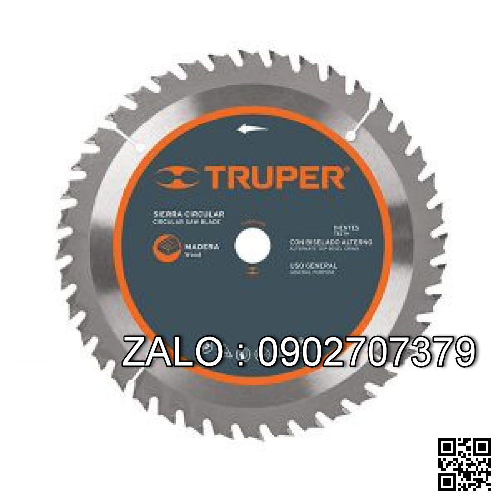 Lưỡi cưa gỗ 355mm x 40T Truper ST-1440E