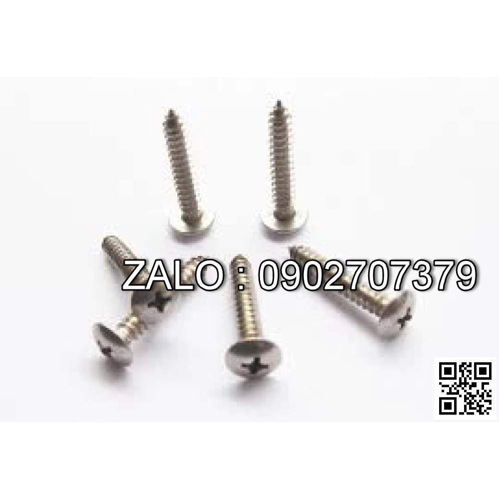 Vít gỗ đầu dù Inox M5 30 mm - 50Chiếc/Gói