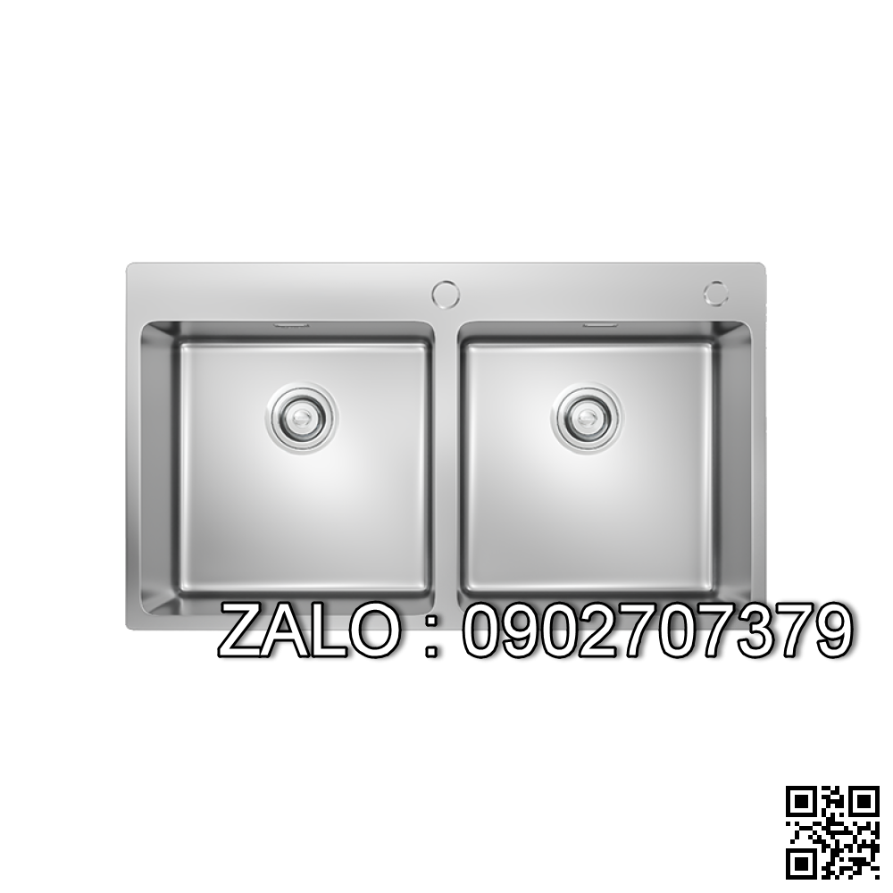 Chậu rửa bát 2 hố KONOX Topmount UNICO 8850