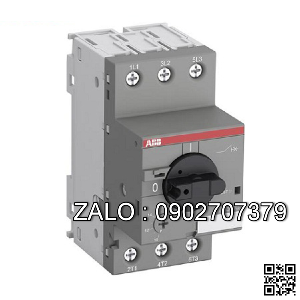 CB bảo vệ động cơ ABB MS116-1.6 (1-1.6A) 0.55kW