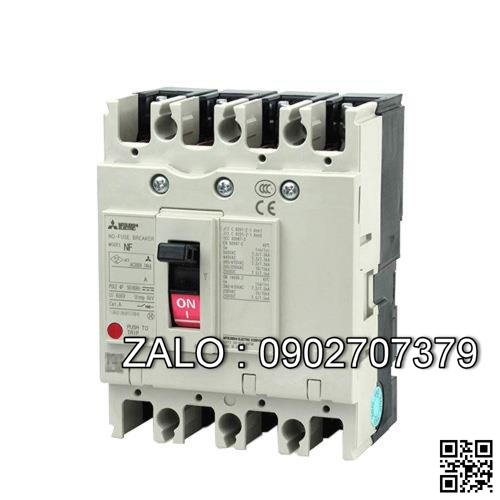 MCCB Mitsubishi NF250-HV 4P 250A 75kA