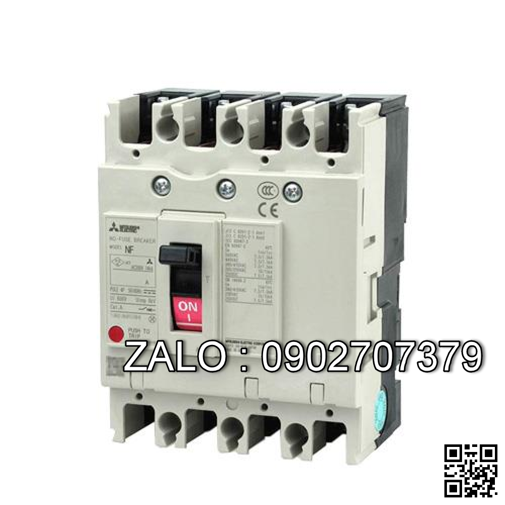 MCCB Mitsubishi NF400-SW 4P 400A 45kA