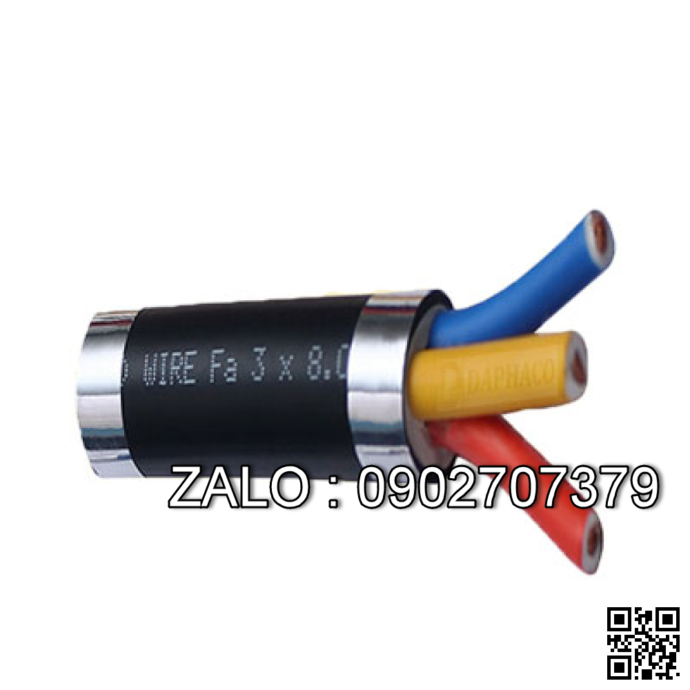 Dây điện cáp điện lực tròn 3 DAPHACO CVV 3x2.5