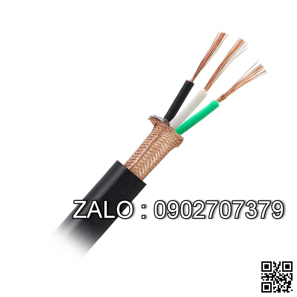CÁP ĐIỀU KHIỂN CÓ LƯỚI 300V LiYCY-O 4x1.0mm2, GREY BRUNSKABEL /GERMANY