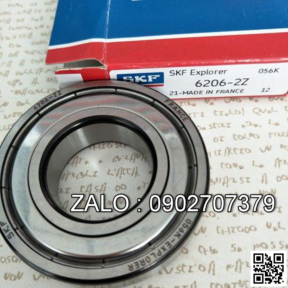Vòng bi SKF 6206-2Z/C3