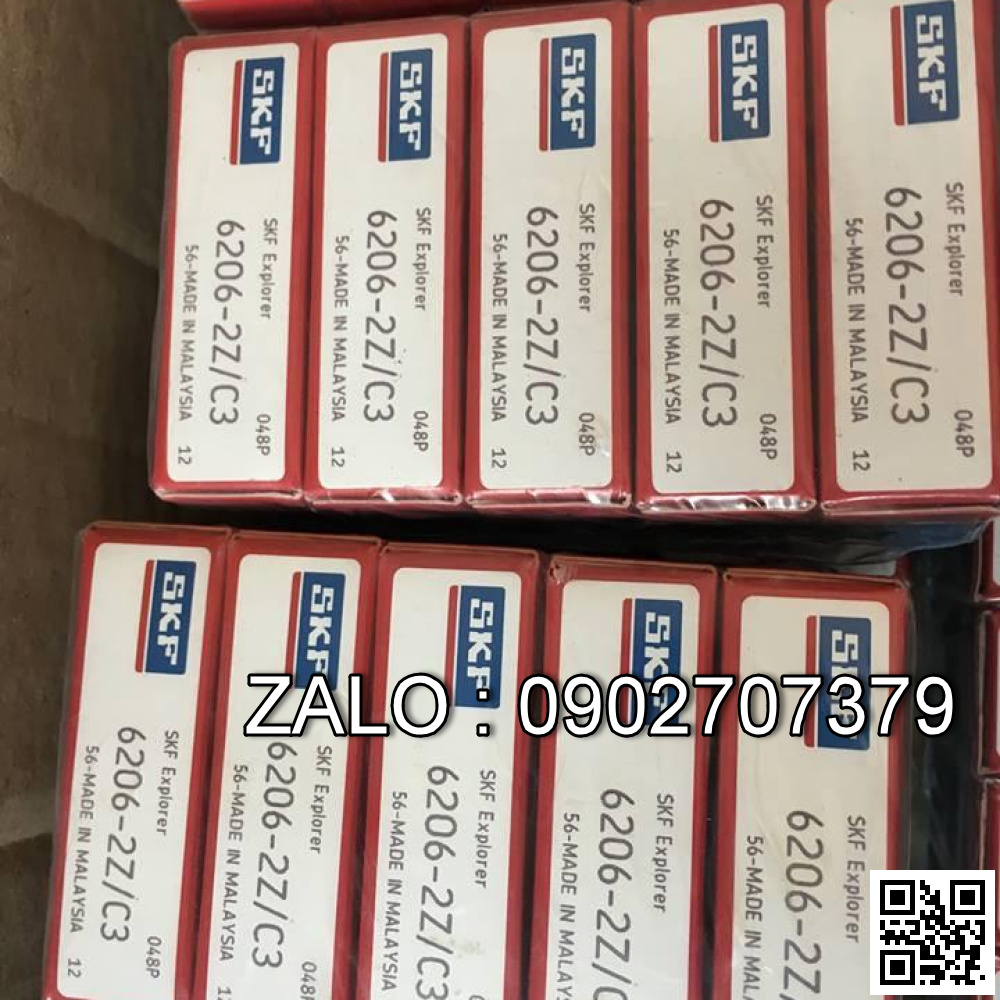 Vòng bi SKF 6206-2Z/C3